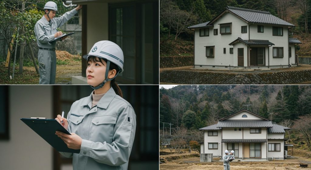 空き家の外観の点検