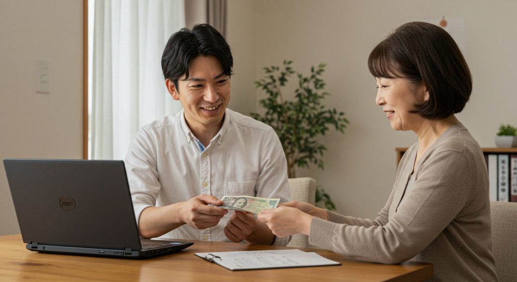 パソコンサポート業者がお金をいただいている