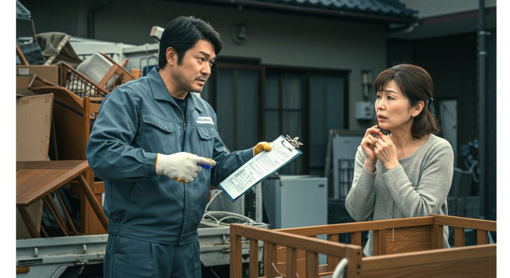 悪徳業者が不当に料金を請求している