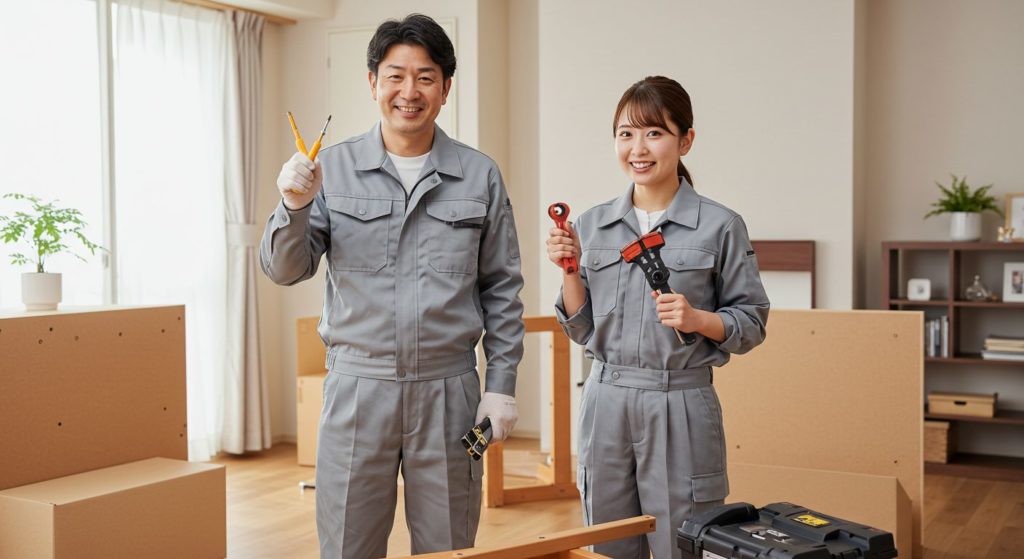 家具組立ホームページのトップ画像