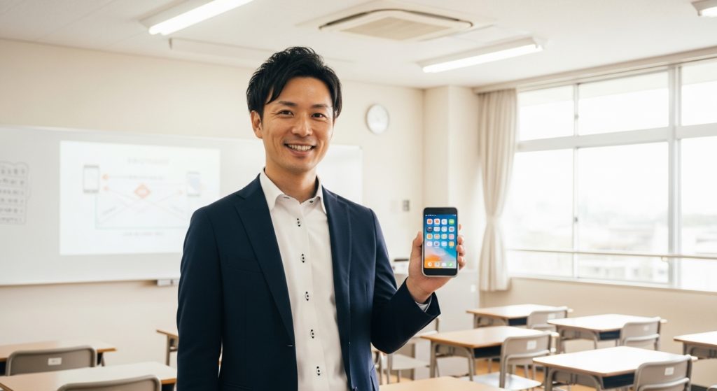スマホ教室の先生