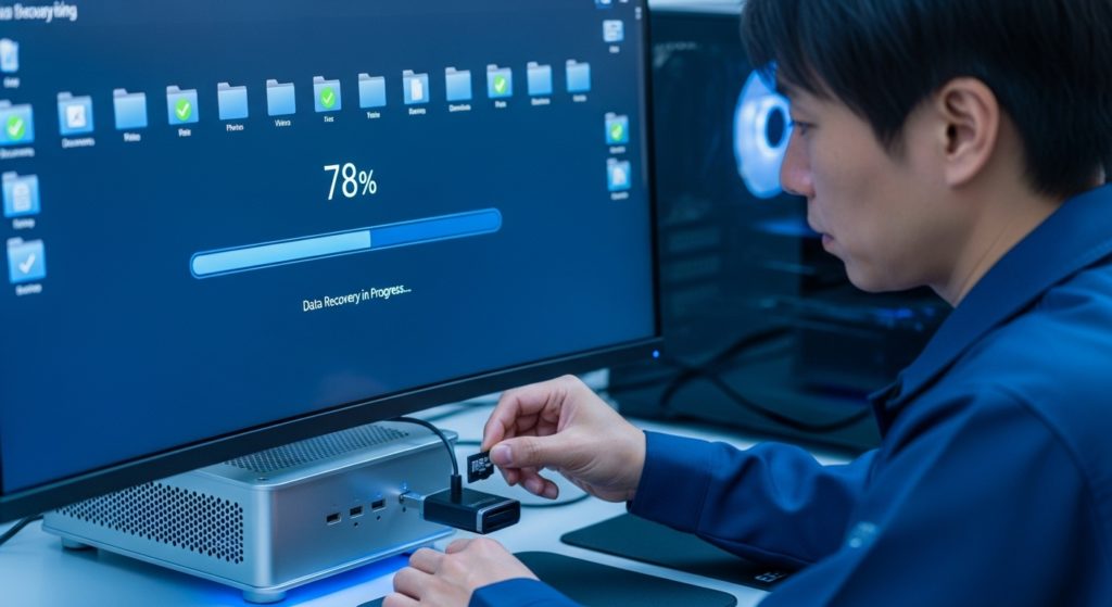 マイクロSDカードからデータ救出