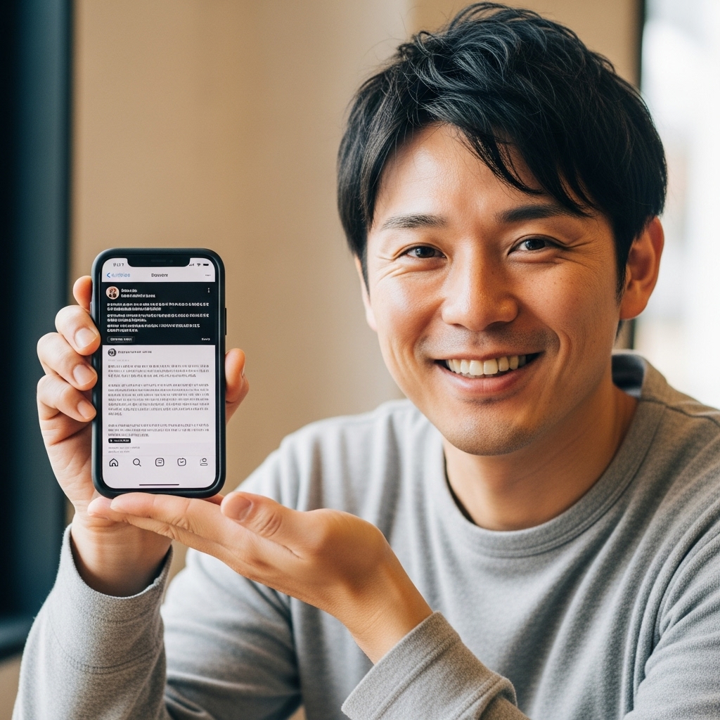 スマホサポートの男性