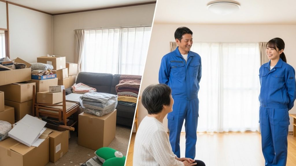 不用品片付けのお手伝い